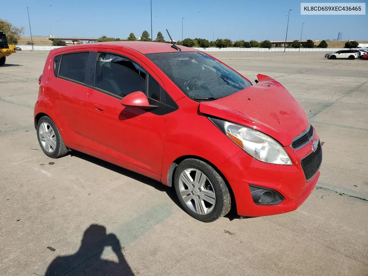 2014 Chevrolet Spark 1Lt VIN: KL8CD6S9XEC436465 Lot: 77652354