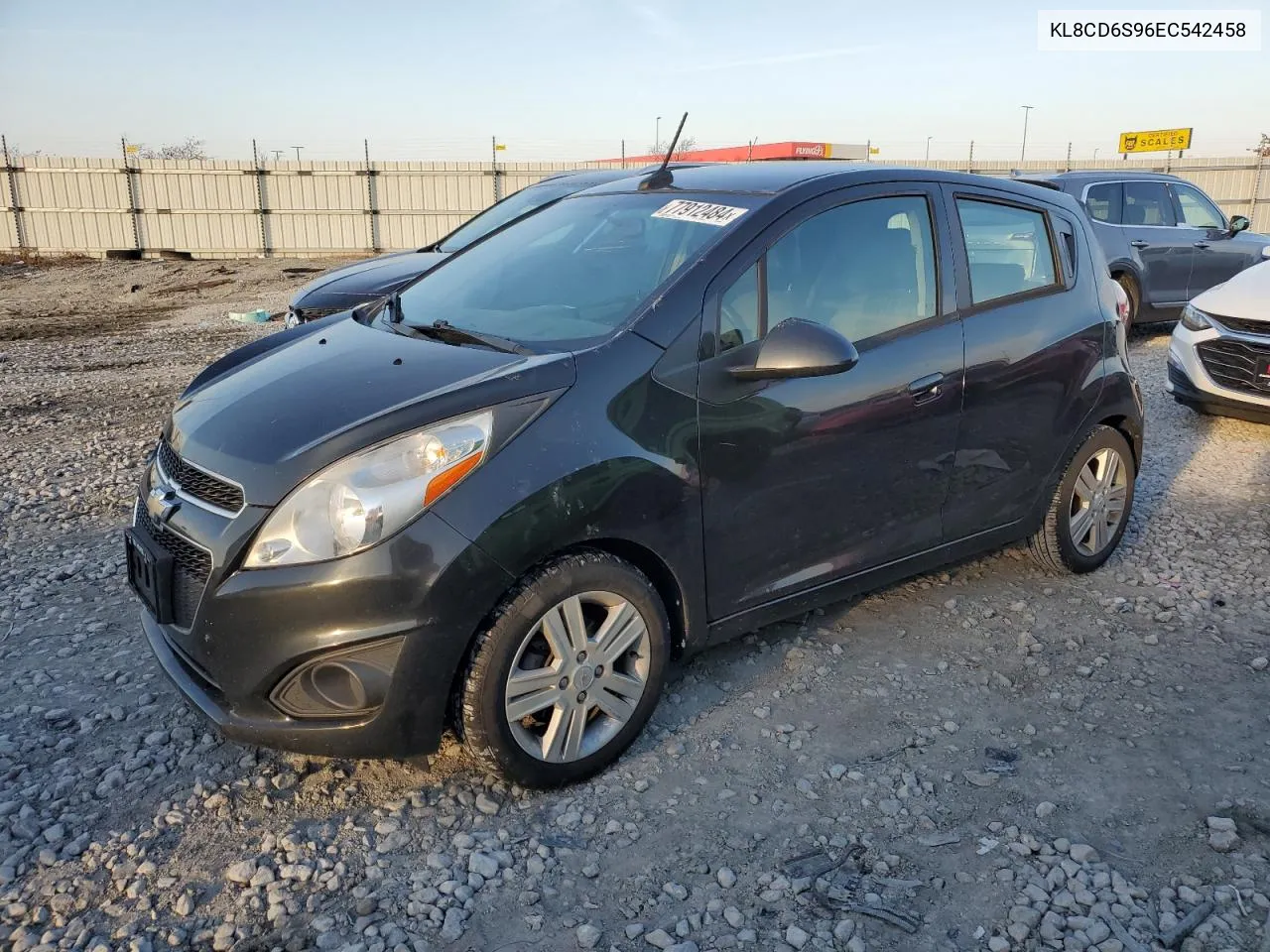 2014 Chevrolet Spark 1Lt VIN: KL8CD6S96EC542458 Lot: 77912484