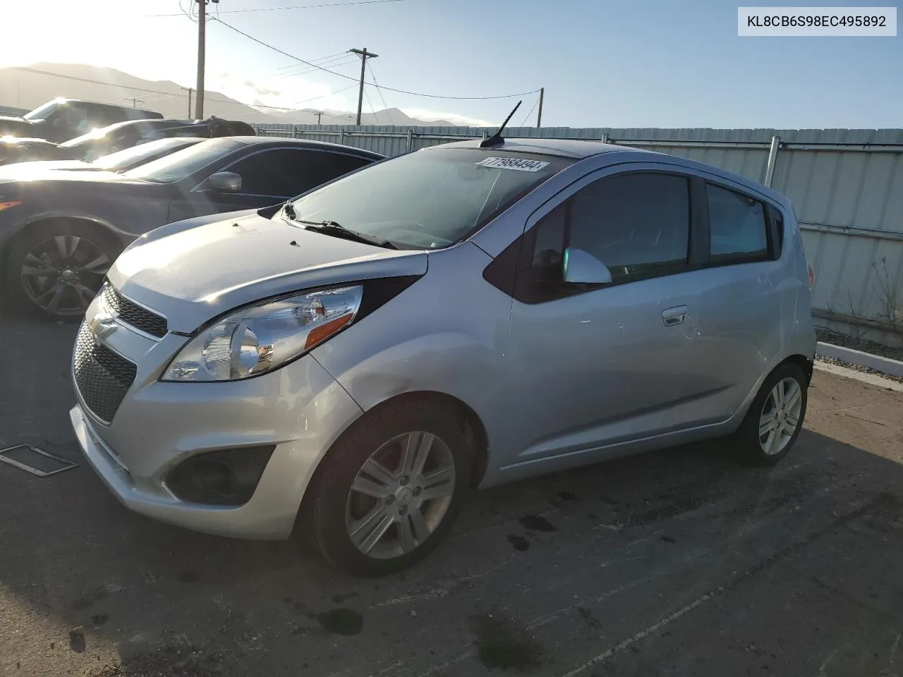 2014 Chevrolet Spark Ls VIN: KL8CB6S98EC495892 Lot: 77988494