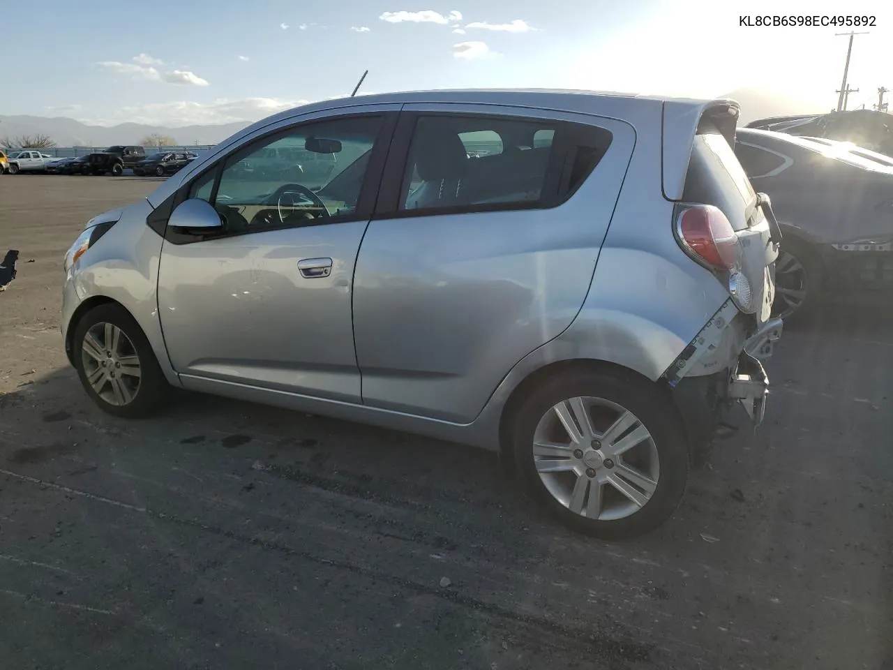 2014 Chevrolet Spark Ls VIN: KL8CB6S98EC495892 Lot: 77988494