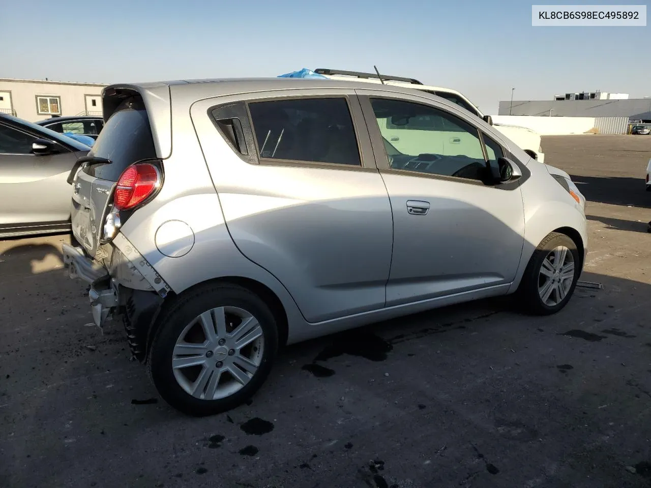 2014 Chevrolet Spark Ls VIN: KL8CB6S98EC495892 Lot: 77988494