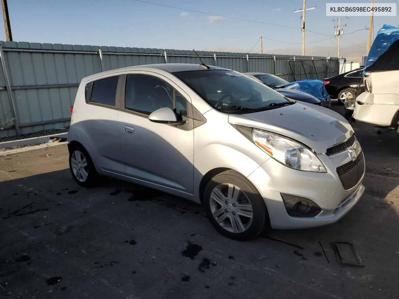 2014 Chevrolet Spark Ls VIN: KL8CB6S98EC495892 Lot: 77988494