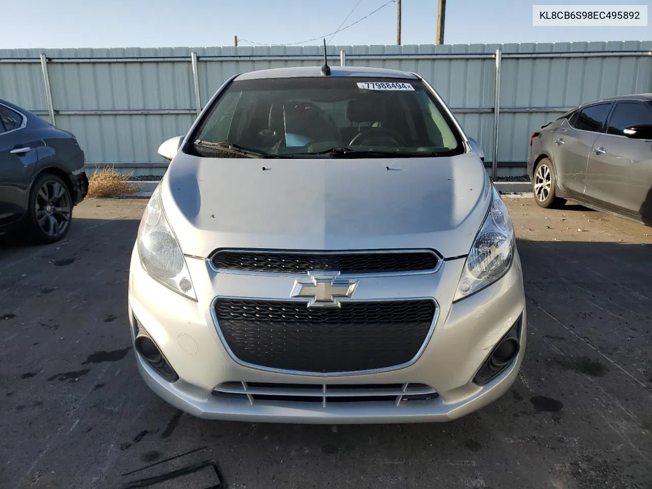 2014 Chevrolet Spark Ls VIN: KL8CB6S98EC495892 Lot: 77988494