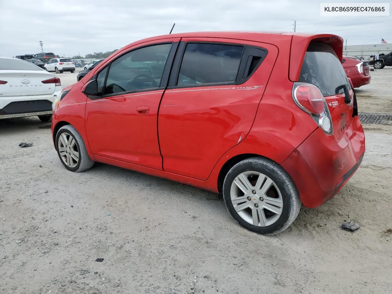 2014 Chevrolet Spark Ls VIN: KL8CB6S99EC476865 Lot: 78049244