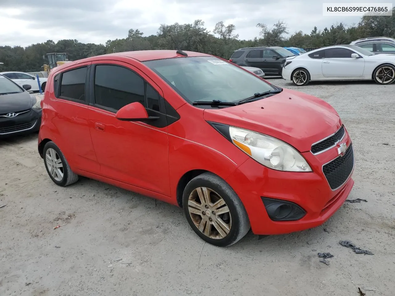 2014 Chevrolet Spark Ls VIN: KL8CB6S99EC476865 Lot: 78049244