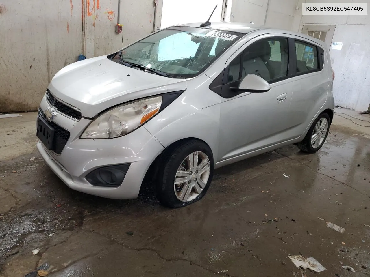 2014 Chevrolet Spark Ls VIN: KL8CB6S92EC547405 Lot: 78393474