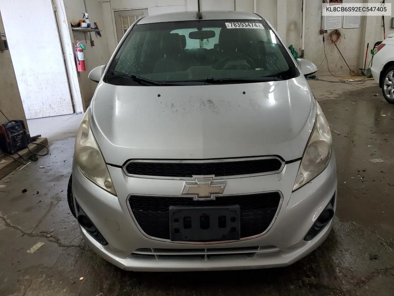 2014 Chevrolet Spark Ls VIN: KL8CB6S92EC547405 Lot: 78393474