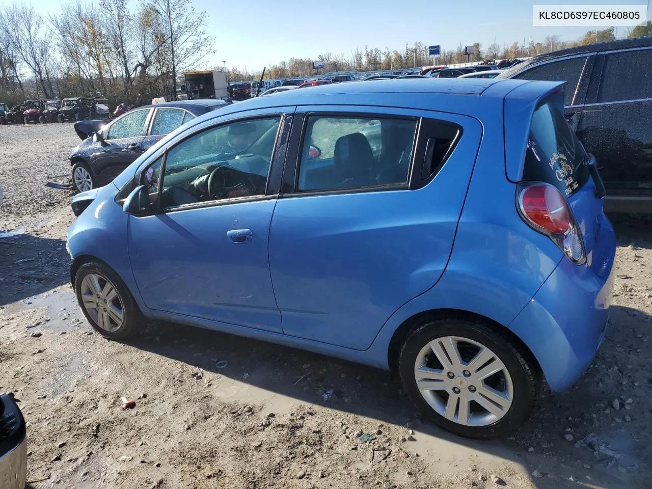 2014 Chevrolet Spark 1Lt VIN: KL8CD6S97EC460805 Lot: 79919894