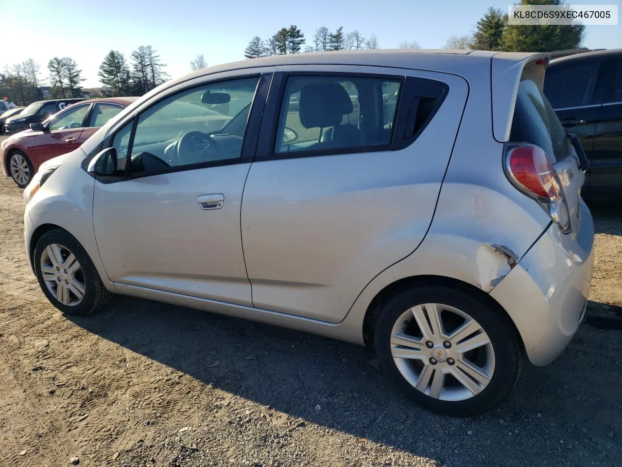 2014 Chevrolet Spark 1Lt VIN: KL8CD6S9XEC467005 Lot: 80095544