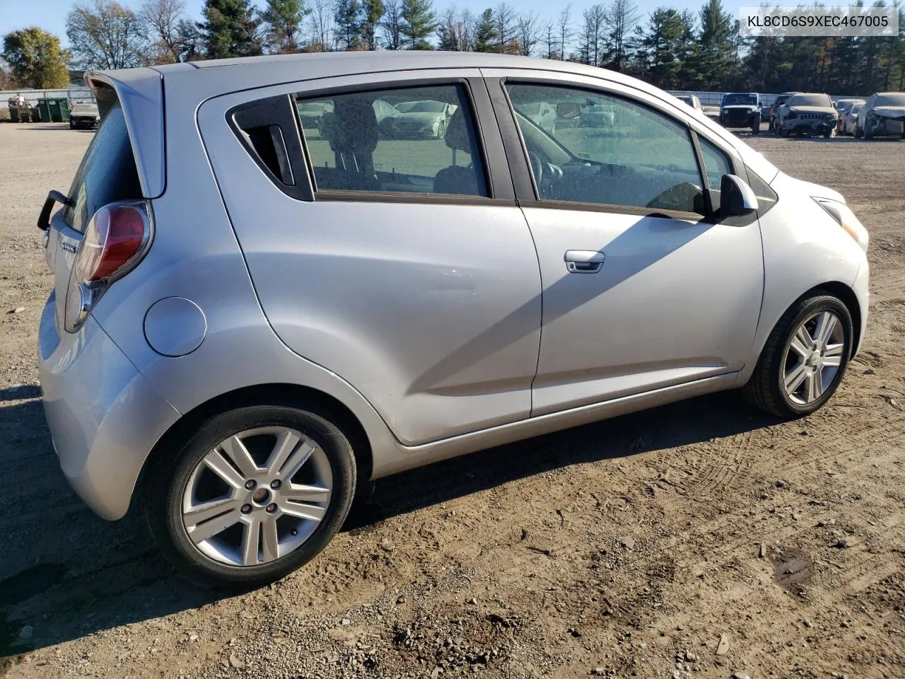 2014 Chevrolet Spark 1Lt VIN: KL8CD6S9XEC467005 Lot: 80095544