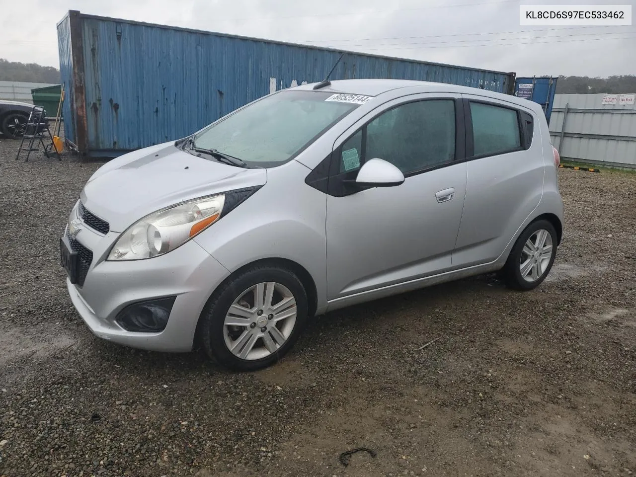 2014 Chevrolet Spark 1Lt VIN: KL8CD6S97EC533462 Lot: 80525144