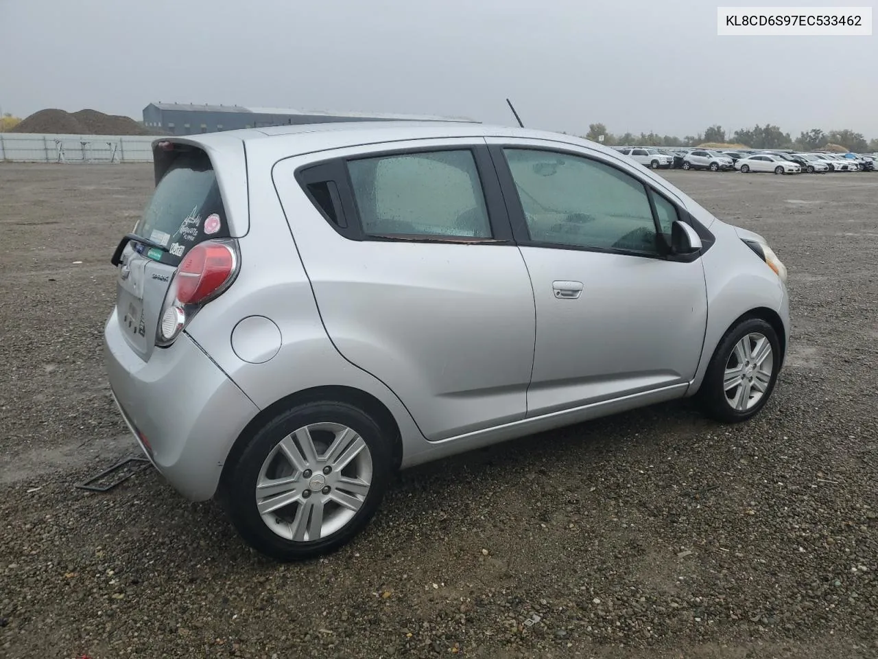 2014 Chevrolet Spark 1Lt VIN: KL8CD6S97EC533462 Lot: 80525144