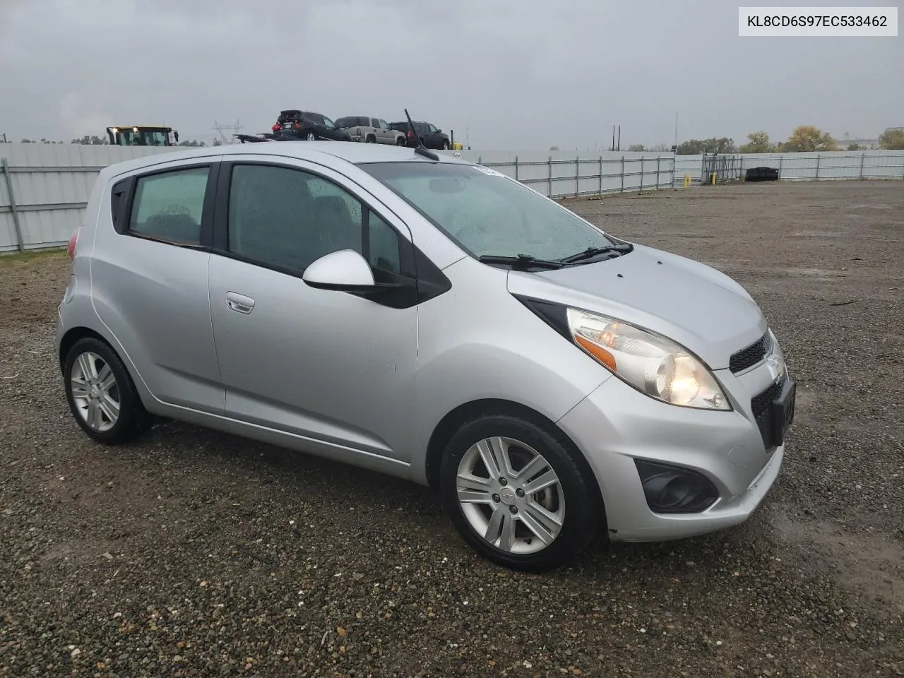 2014 Chevrolet Spark 1Lt VIN: KL8CD6S97EC533462 Lot: 80525144