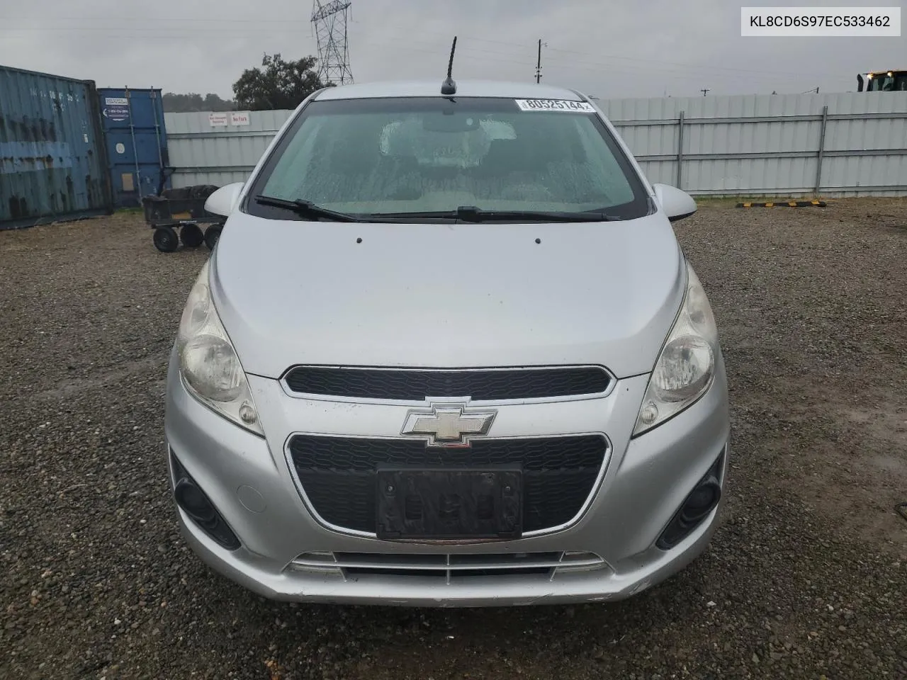 2014 Chevrolet Spark 1Lt VIN: KL8CD6S97EC533462 Lot: 80525144