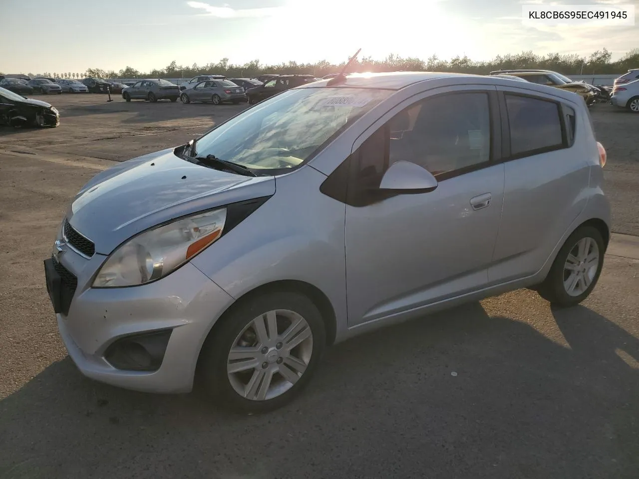 2014 Chevrolet Spark Ls VIN: KL8CB6S95EC491945 Lot: 80889614