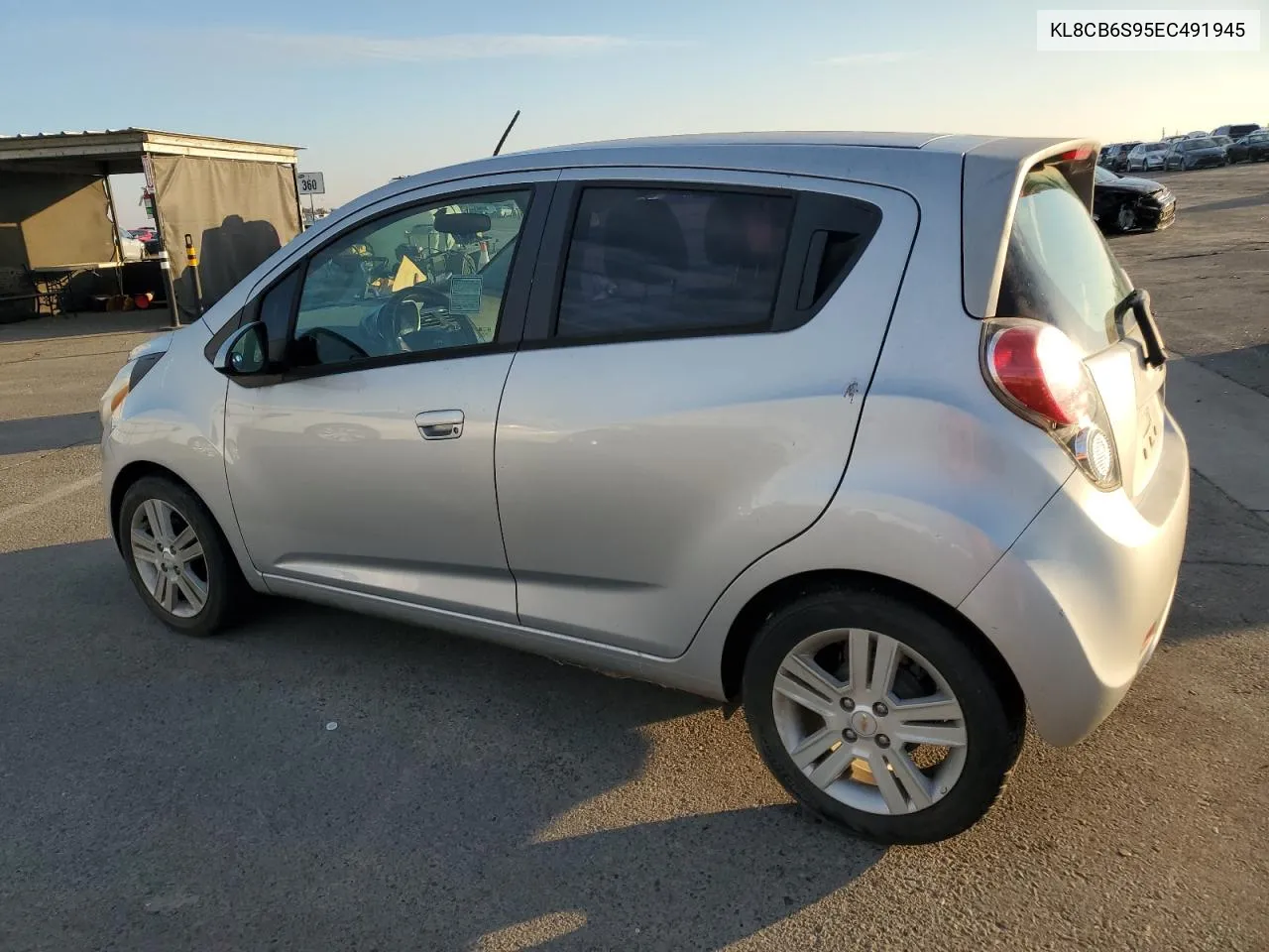 2014 Chevrolet Spark Ls VIN: KL8CB6S95EC491945 Lot: 80889614