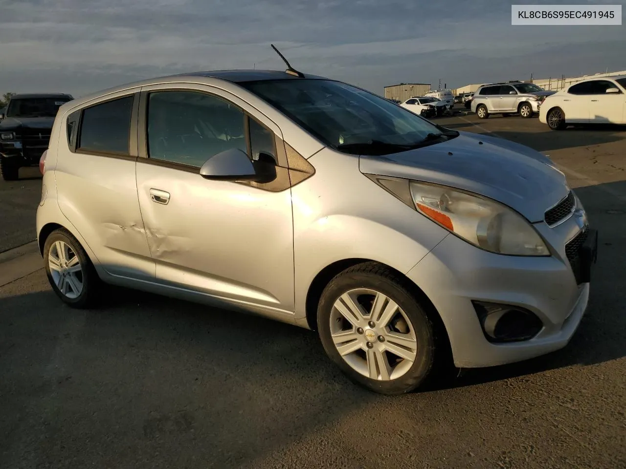 2014 Chevrolet Spark Ls VIN: KL8CB6S95EC491945 Lot: 80889614