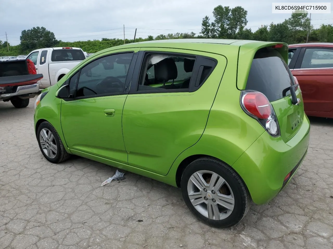 2015 Chevrolet Spark 1Lt VIN: KL8CD6S94FC715900 Lot: 60701804