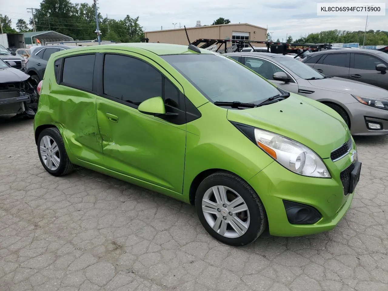 2015 Chevrolet Spark 1Lt VIN: KL8CD6S94FC715900 Lot: 60701804