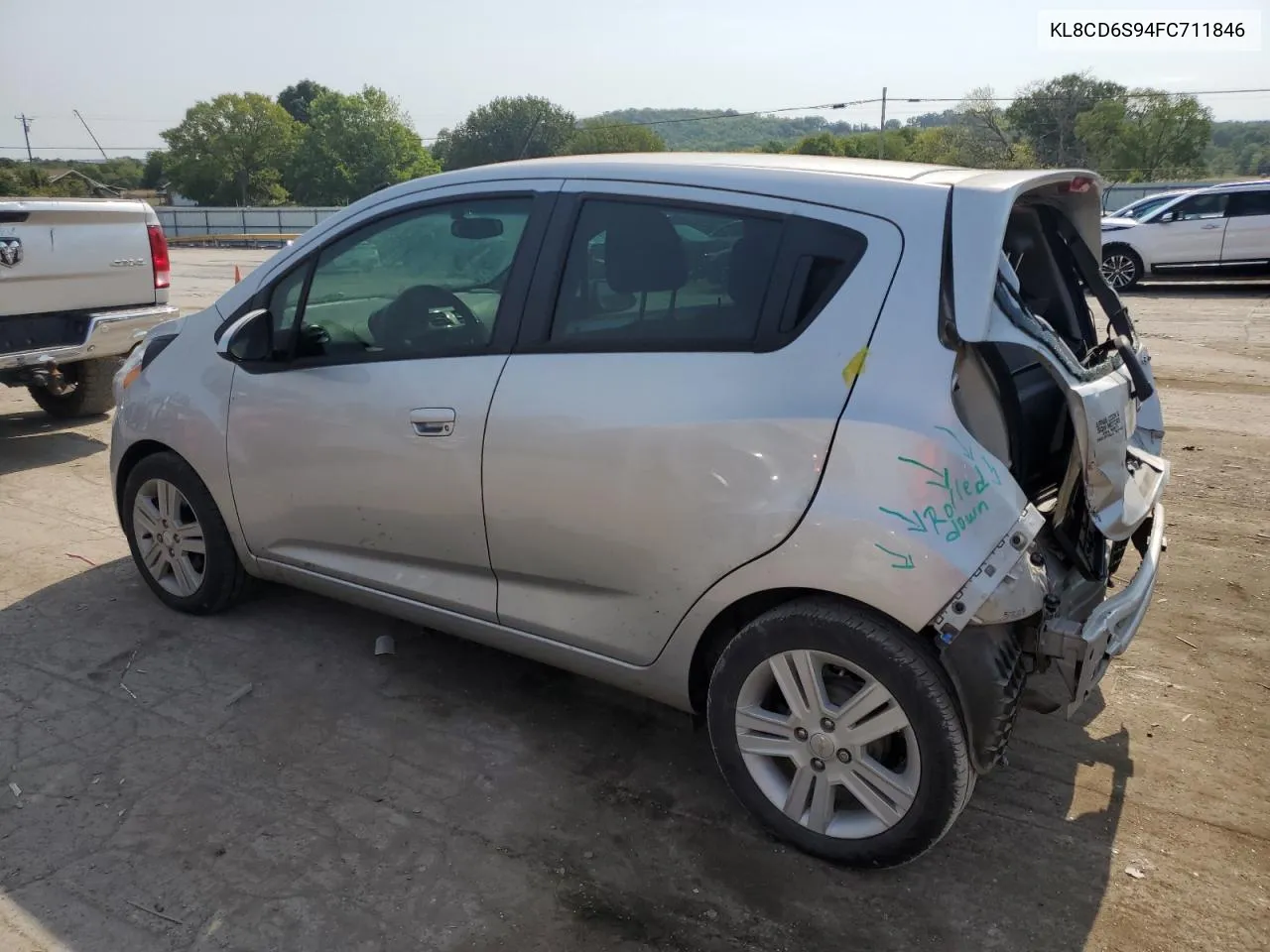 2015 Chevrolet Spark 1Lt VIN: KL8CD6S94FC711846 Lot: 63036774