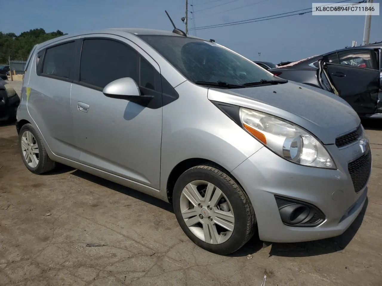 2015 Chevrolet Spark 1Lt VIN: KL8CD6S94FC711846 Lot: 63036774