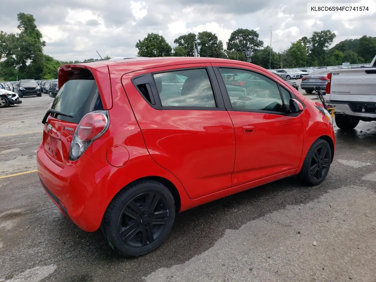 2015 Chevrolet Spark 1Lt VIN: KL8CD6S94FC741574 Lot: 63777264