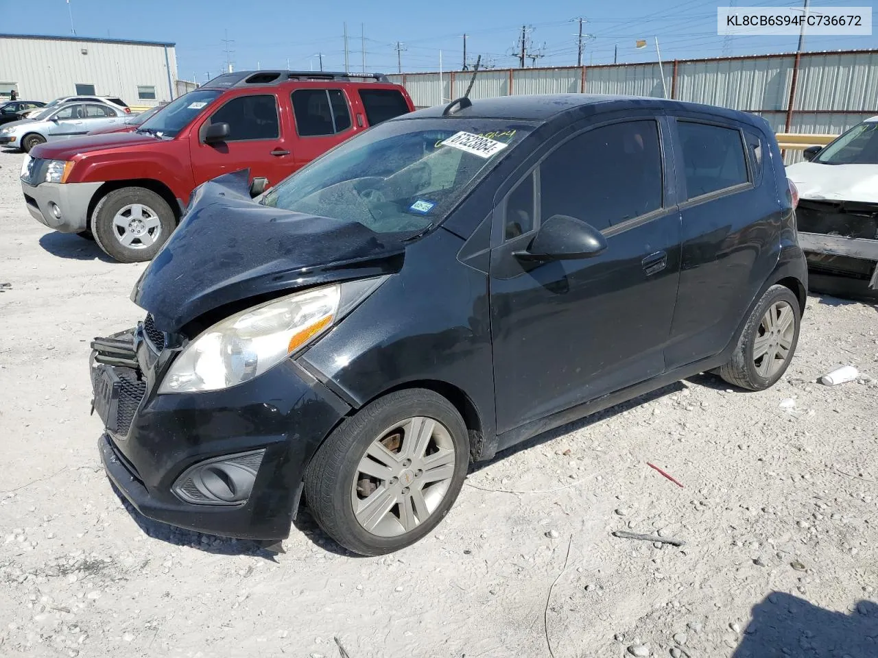 KL8CB6S94FC736672 2015 Chevrolet Spark Ls