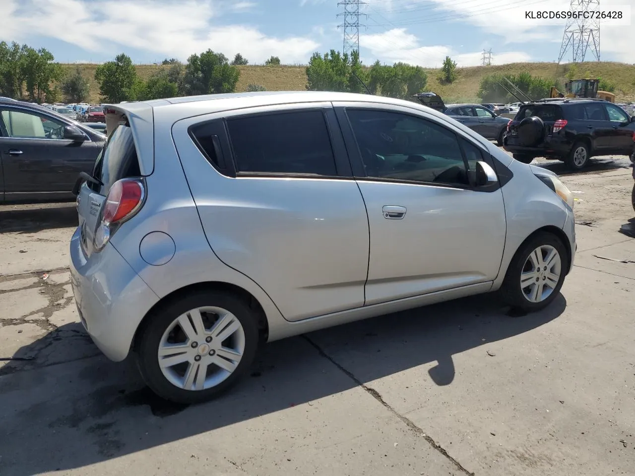 2015 Chevrolet Spark 1Lt VIN: KL8CD6S96FC726428 Lot: 68751824