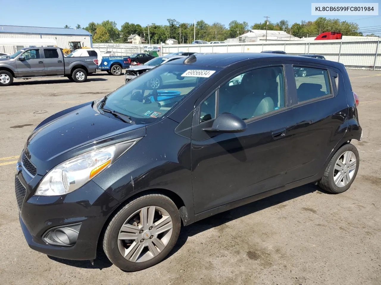 2015 Chevrolet Spark Ls VIN: KL8CB6S99FC801984 Lot: 69856634