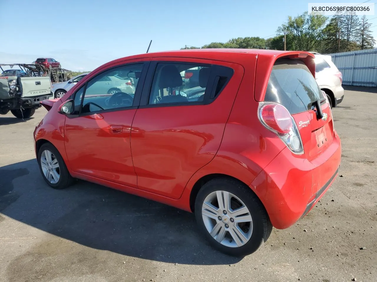 2015 Chevrolet Spark 1Lt VIN: KL8CD6S98FC800366 Lot: 71353394