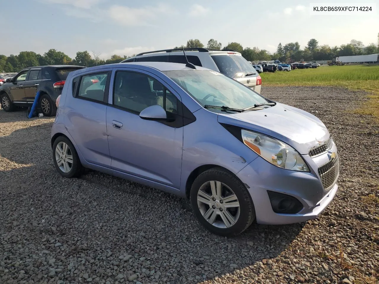 2015 Chevrolet Spark Ls VIN: KL8CB6S9XFC714224 Lot: 71499424