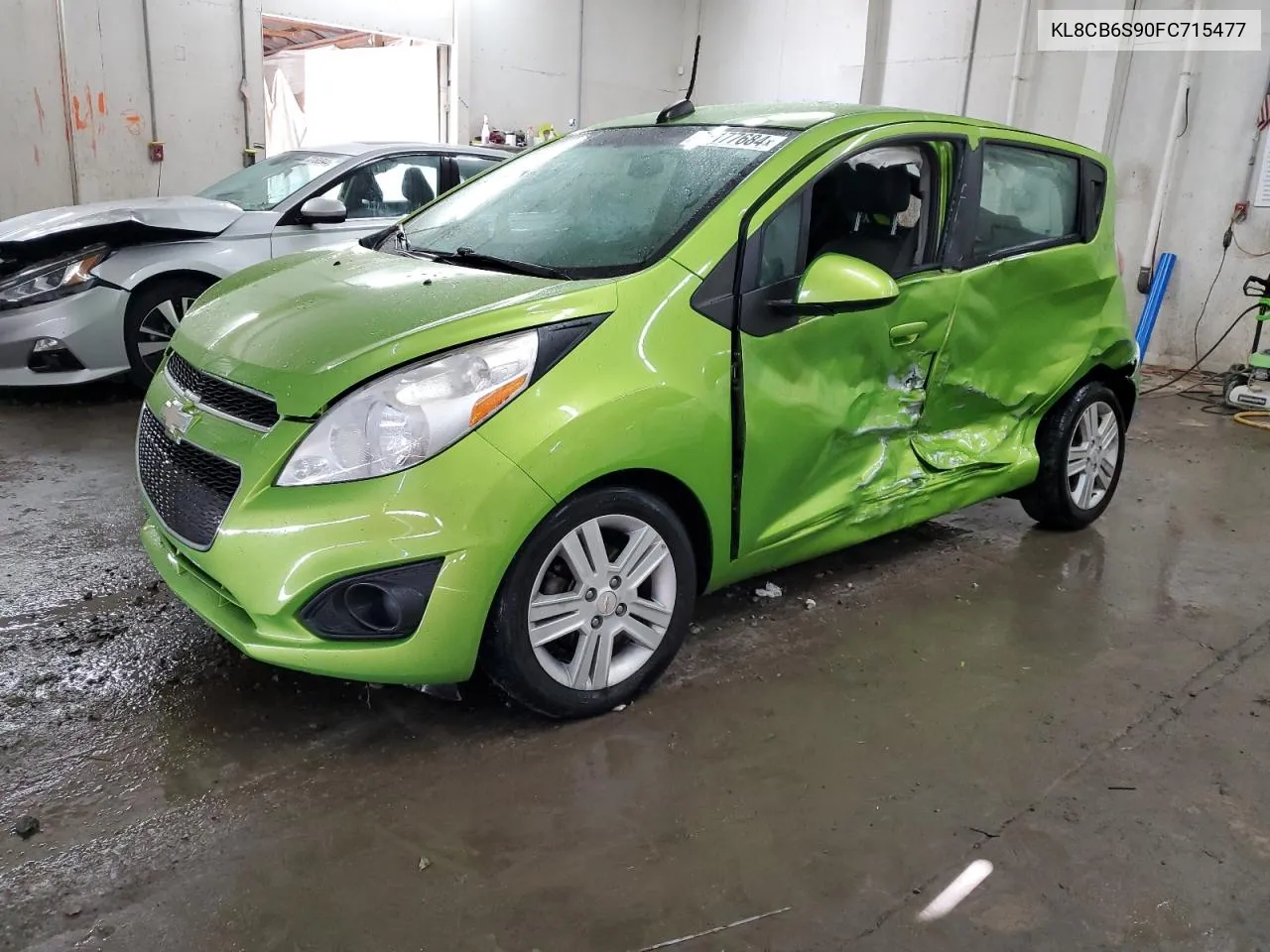 2015 Chevrolet Spark Ls VIN: KL8CB6S90FC715477 Lot: 72177684