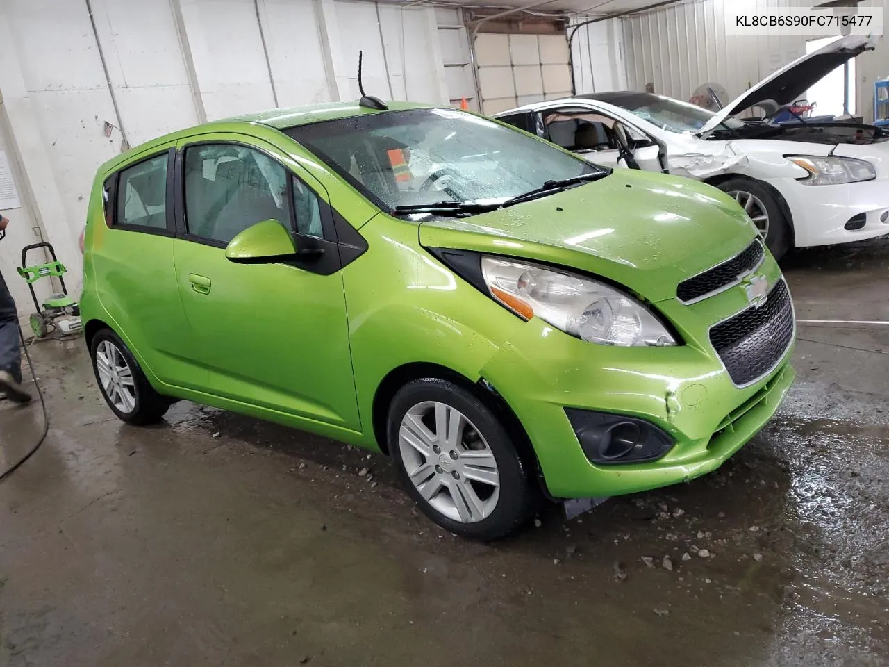 2015 Chevrolet Spark Ls VIN: KL8CB6S90FC715477 Lot: 72177684