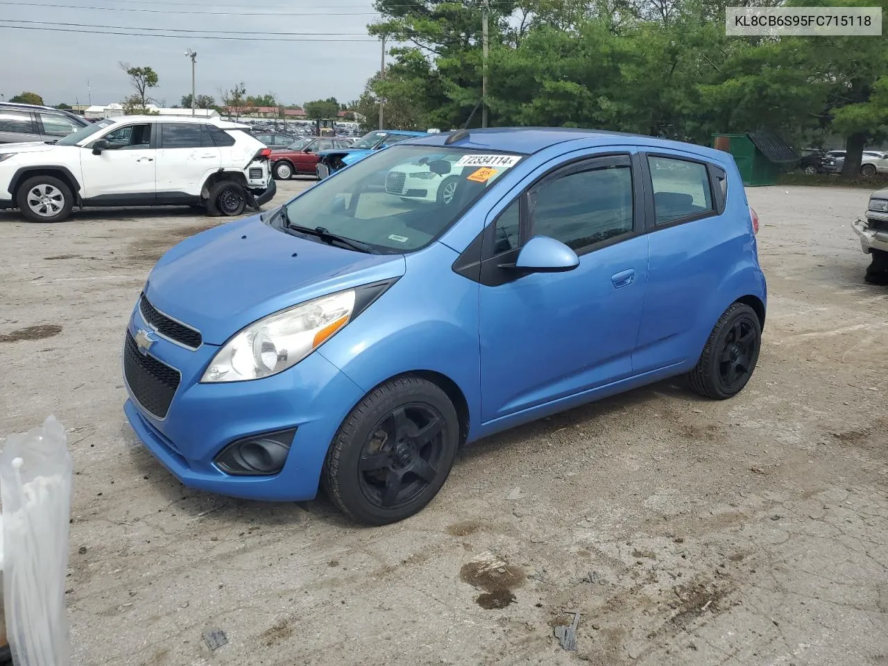 2015 Chevrolet Spark Ls VIN: KL8CB6S95FC715118 Lot: 72334114