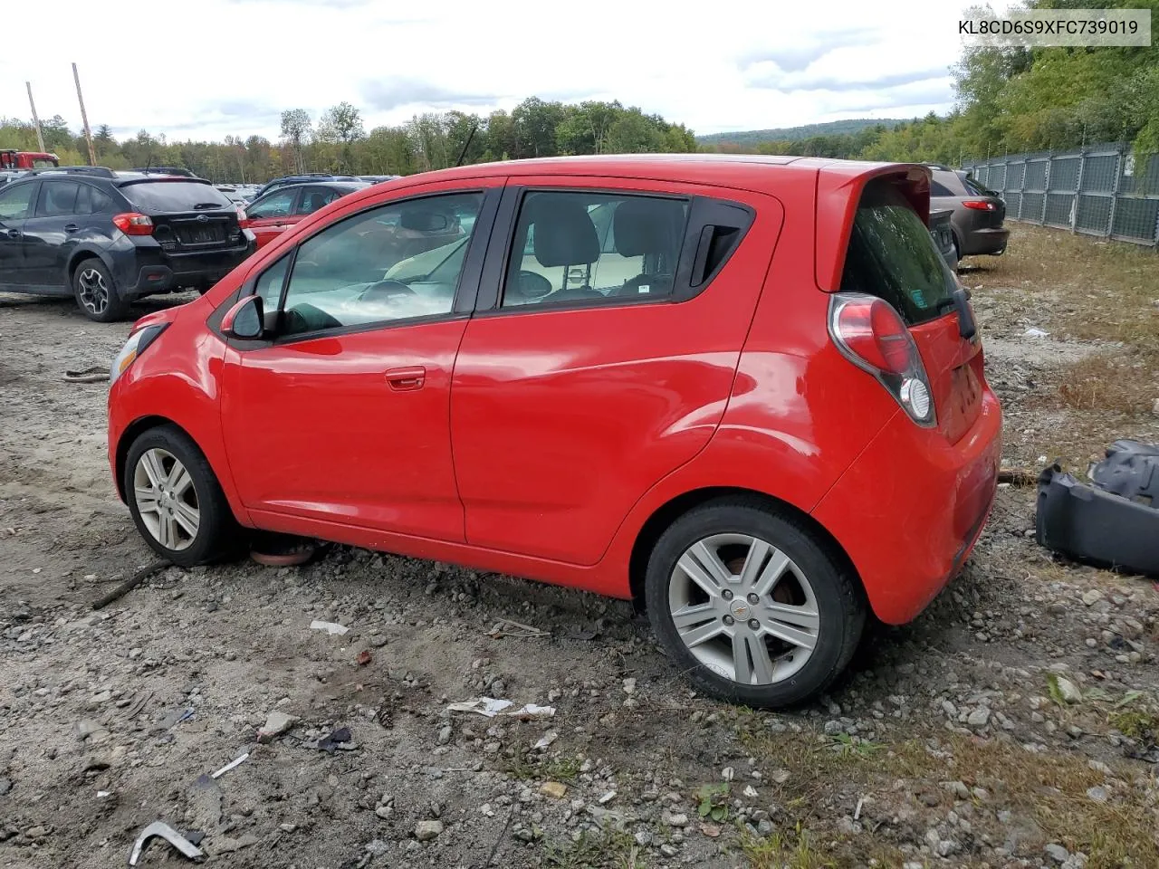 2015 Chevrolet Spark 1Lt VIN: KL8CD6S9XFC739019 Lot: 72567834