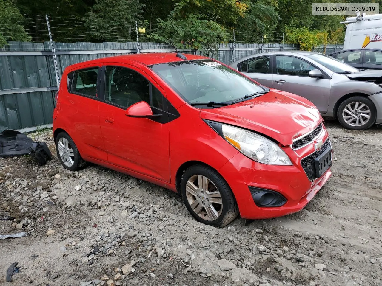 2015 Chevrolet Spark 1Lt VIN: KL8CD6S9XFC739019 Lot: 72567834