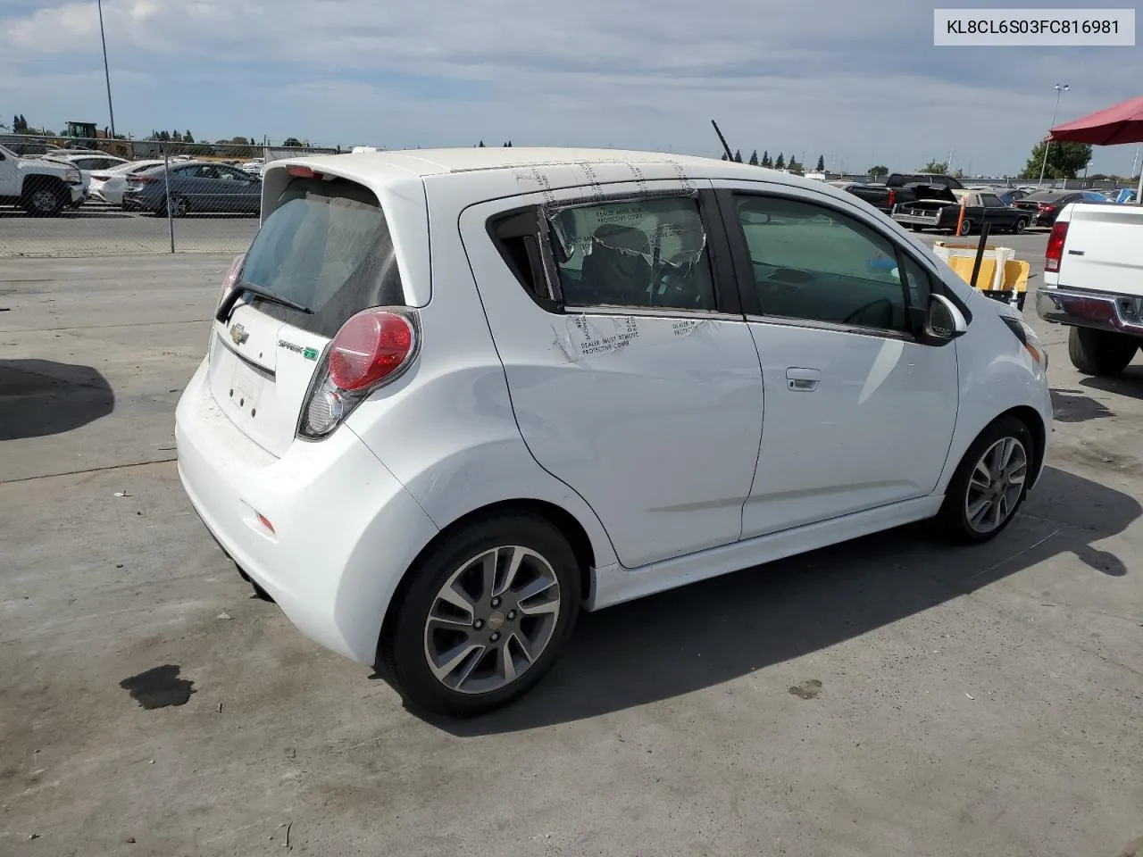 2015 Chevrolet Spark Ev 2Lt VIN: KL8CL6S03FC816981 Lot: 74555954