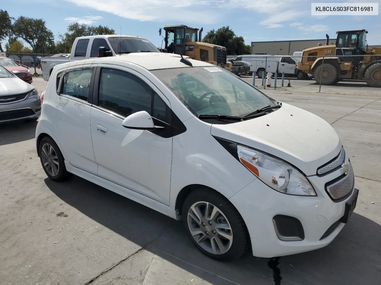 2015 Chevrolet Spark Ev 2Lt VIN: KL8CL6S03FC816981 Lot: 74555954