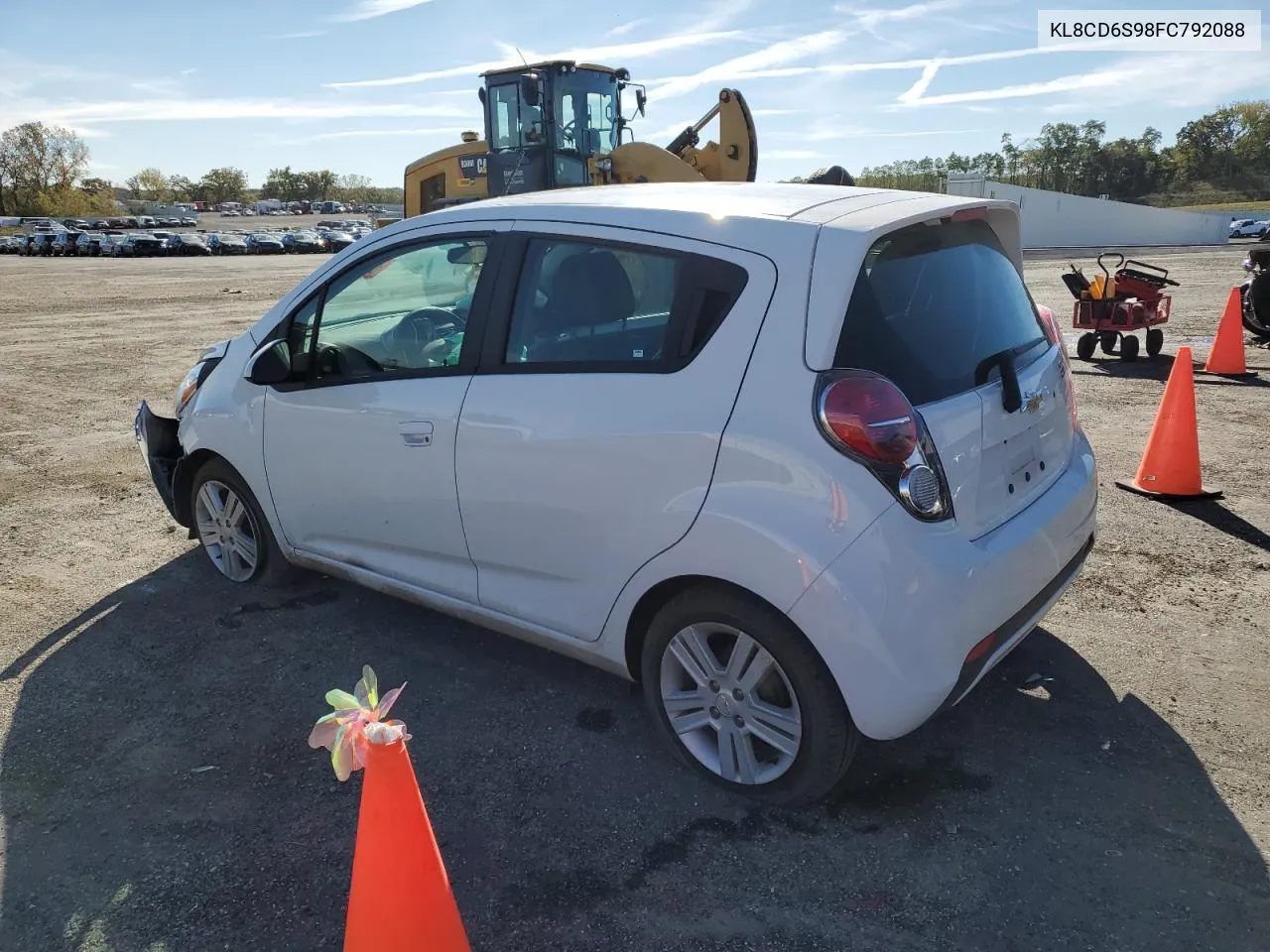 KL8CD6S98FC792088 2015 Chevrolet Spark 1Lt