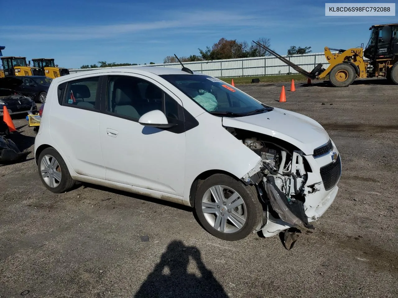 KL8CD6S98FC792088 2015 Chevrolet Spark 1Lt