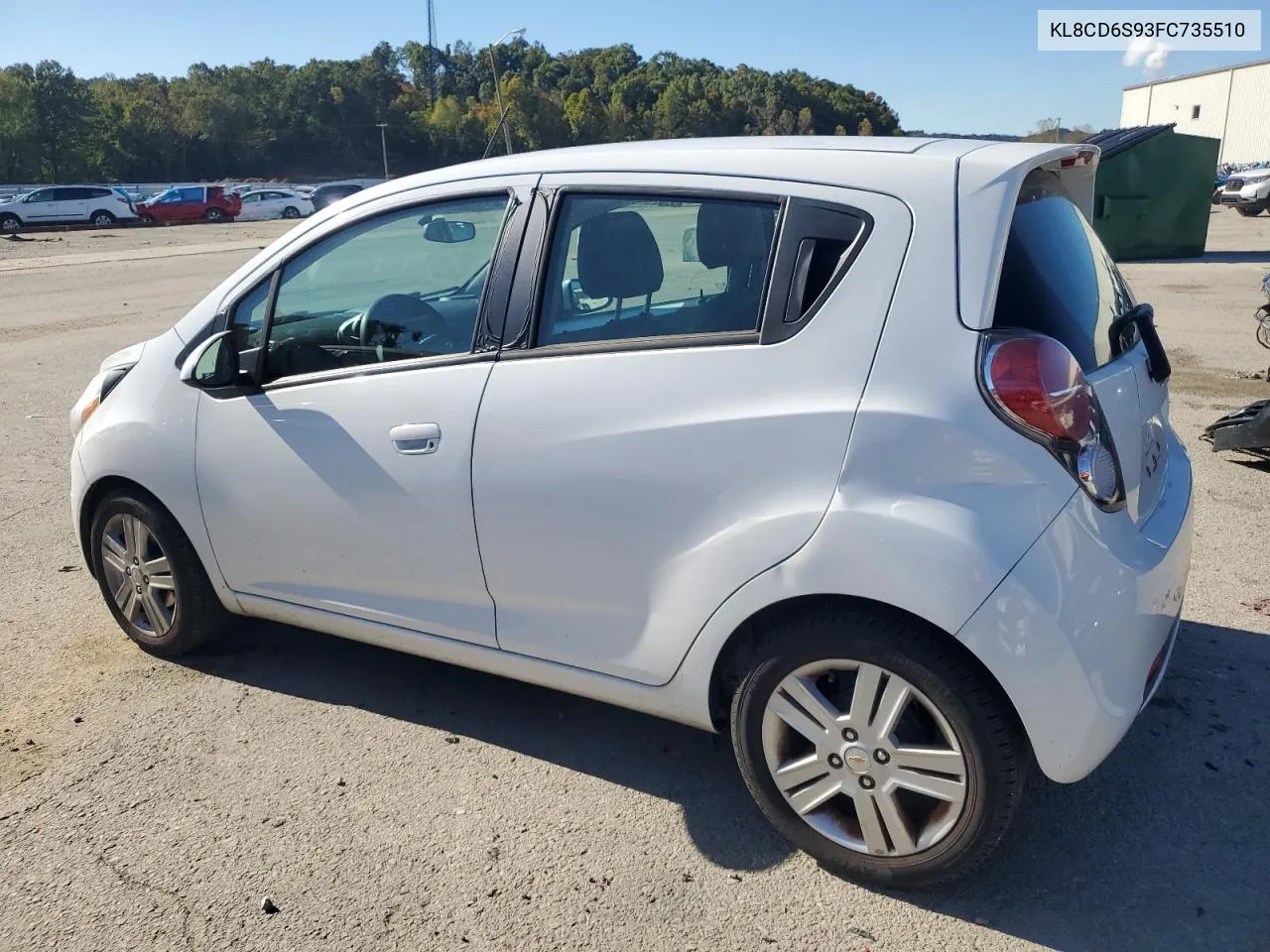 2015 Chevrolet Spark 1Lt VIN: KL8CD6S93FC735510 Lot: 76535324