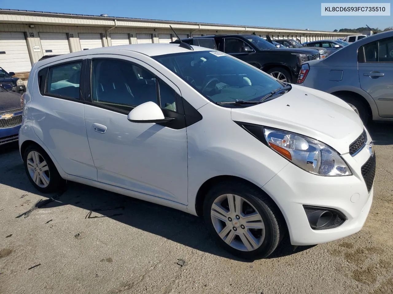 2015 Chevrolet Spark 1Lt VIN: KL8CD6S93FC735510 Lot: 76535324