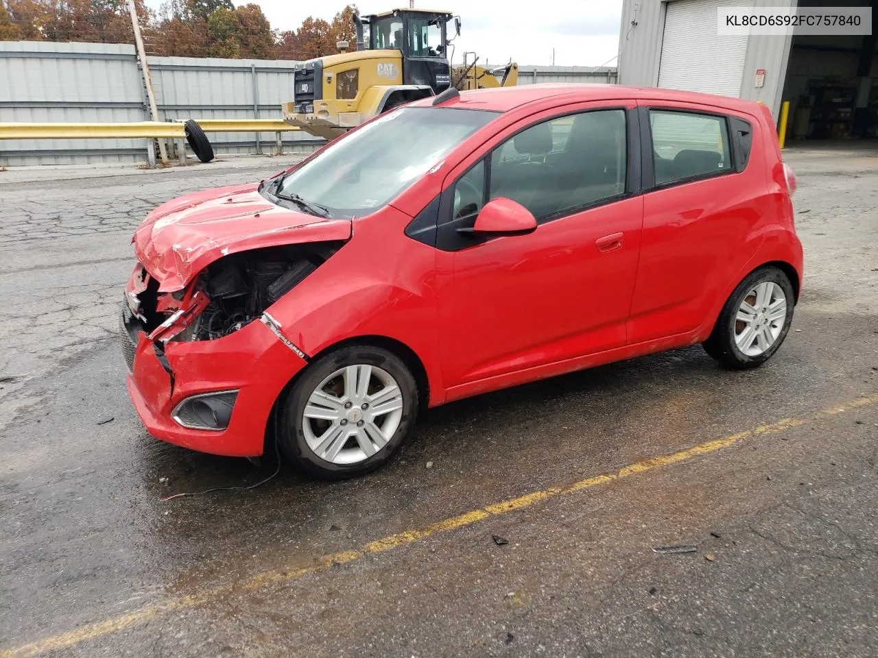 2015 Chevrolet Spark 1Lt VIN: KL8CD6S92FC757840 Lot: 77241104