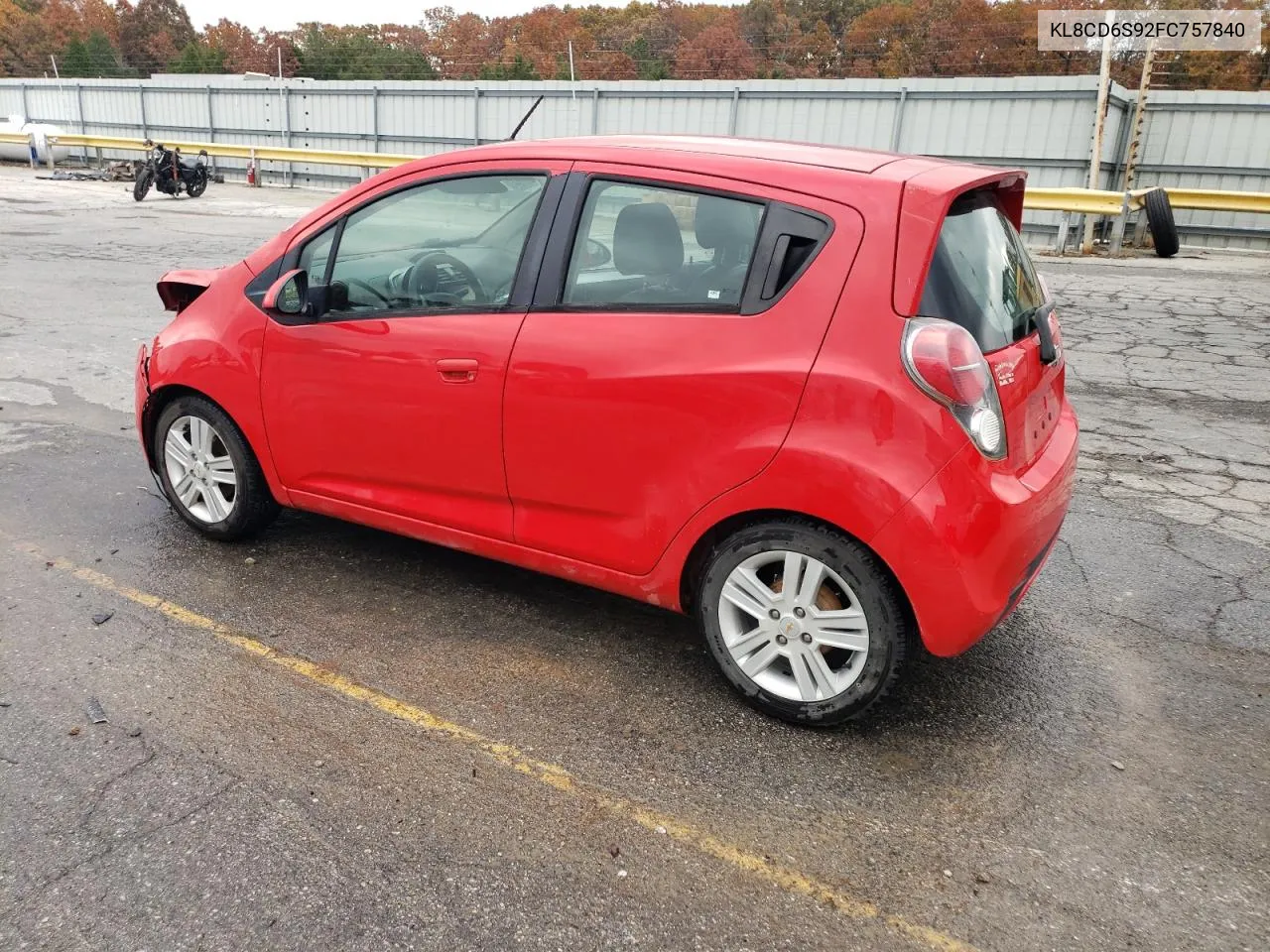 2015 Chevrolet Spark 1Lt VIN: KL8CD6S92FC757840 Lot: 77241104