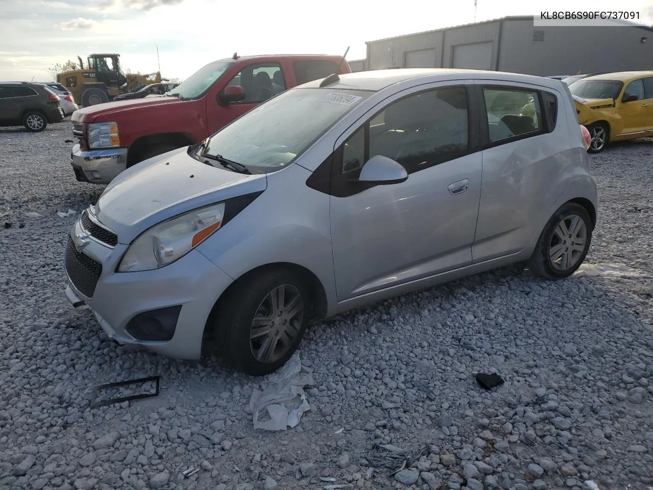 2015 Chevrolet Spark Ls VIN: KL8CB6S90FC737091 Lot: 77336294