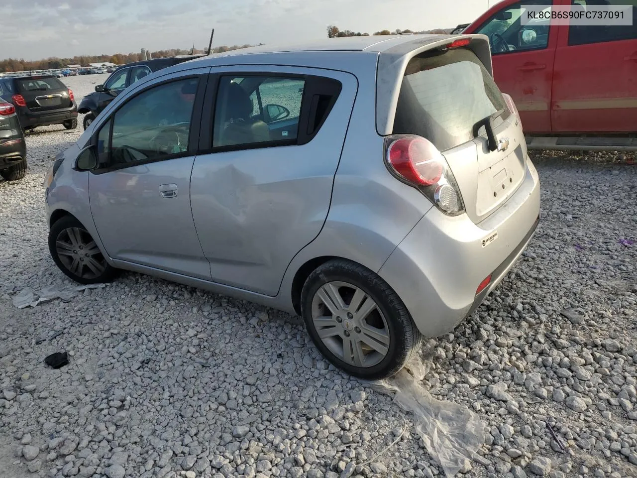 2015 Chevrolet Spark Ls VIN: KL8CB6S90FC737091 Lot: 77336294