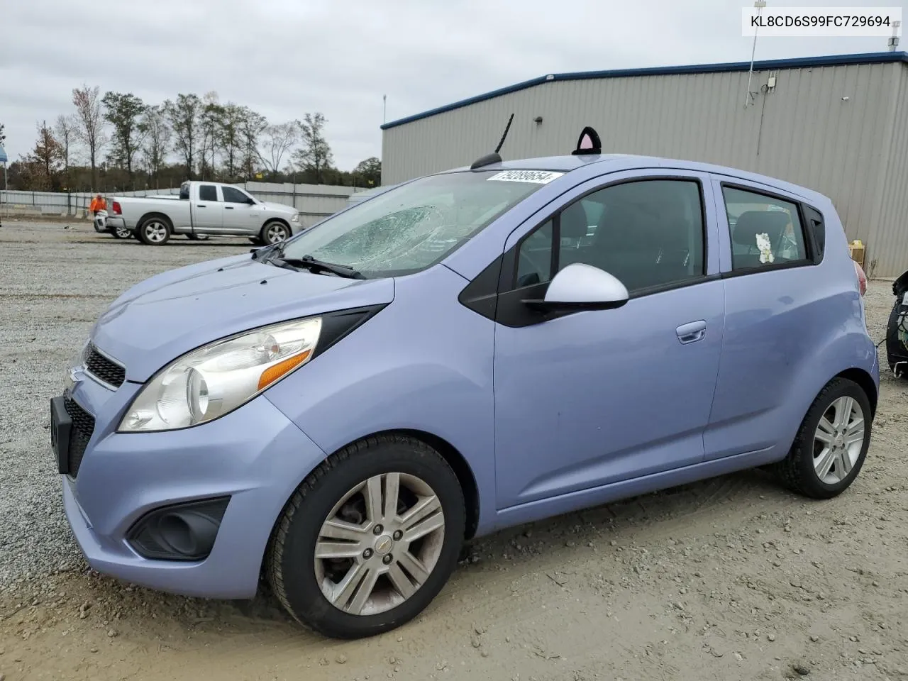 2015 Chevrolet Spark 1Lt VIN: KL8CD6S99FC729694 Lot: 79289654