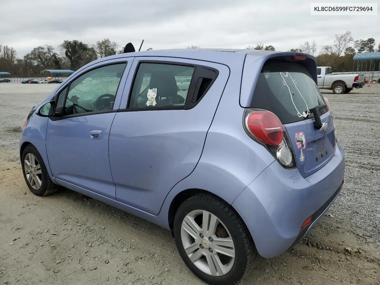 2015 Chevrolet Spark 1Lt VIN: KL8CD6S99FC729694 Lot: 79289654