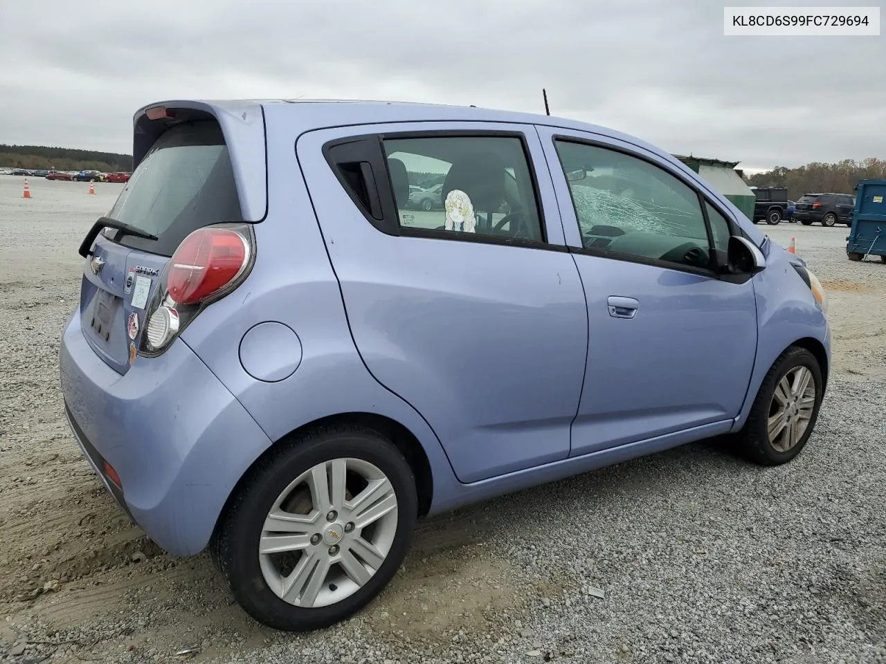 2015 Chevrolet Spark 1Lt VIN: KL8CD6S99FC729694 Lot: 79289654