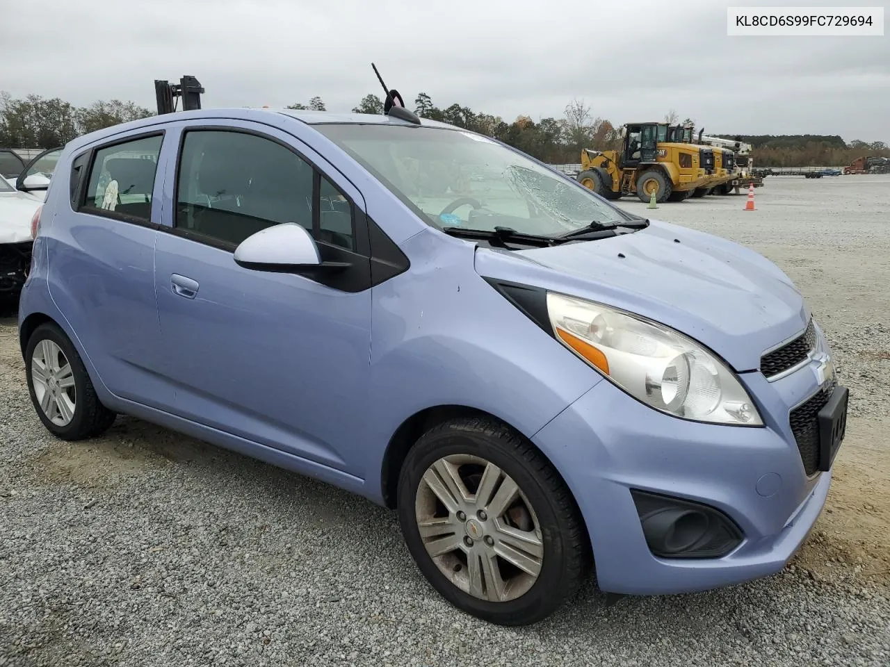 2015 Chevrolet Spark 1Lt VIN: KL8CD6S99FC729694 Lot: 79289654